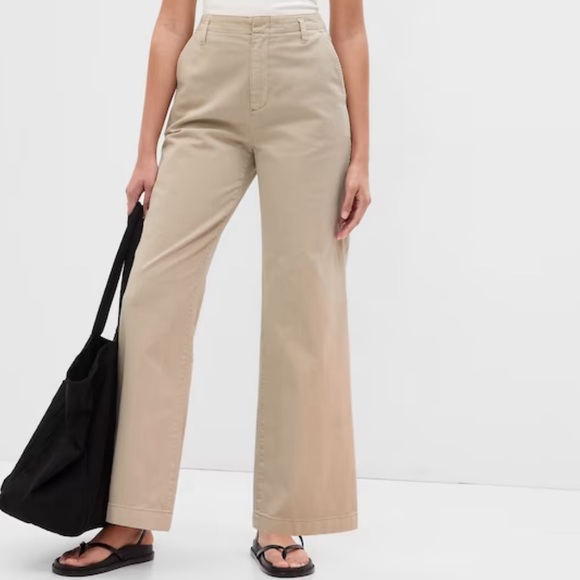 Gap High Rise Loose Khaki - Picture 4 of 4